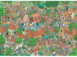 JUMBO Puzzle JvH Rozprávkový les 1000 dielikov