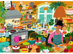 PIECES & PEACE Puzzle Kuchyňa je moje šťastné miesto 2000 dielikov