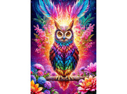 ENJOY Puzzle Neónová sova 2000 dielikov