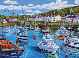 GIBSONS Puzzle Aberaeron, Cardigan Bay 1000 dielikov