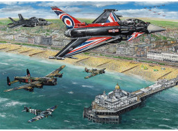 GIBSONS Puzzle Letecká show nad Eastbourne 1000 dielikov