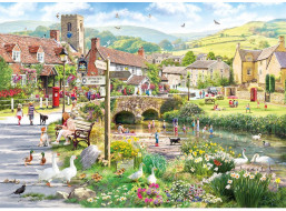 GIBSONS Puzzle Ľudia pri potoku 1000 dielikov