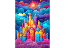 ENJOY Puzzle Pevnosť v oblakoch 1000 dielikov