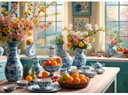 CHERRY PAZZI Puzzle Ráno v mojej kuchyni 2000 dielikov