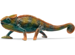 SCHLEICH Wild Life® 14858 Chameleon meniaci farbu