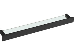 Sapho PATRON sklenená polica 78cm, čierna PX785B