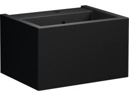 Kerasan KANAAL keramické umývadlo 60x46, 5cm, čierna mat 574031