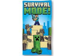 Bavlnená osuška MINECRAFT - Survival Mode - 70x140 cm