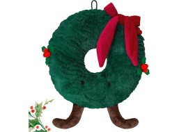 Tvarovaný vankúš VIANOČNÝ VENEC - 35 cm