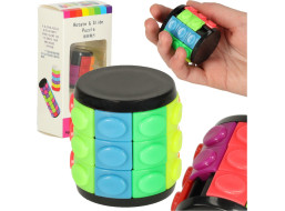 Logická hádanka s rotačným valcom 3 rady