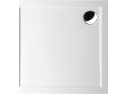 Polysan AURA sprchová vanička z liateho mramoru, štvorec 70x70cm, biela 41651