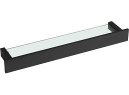 Sapho PATRON sklenená polica 58cm, čierna PX582B