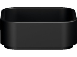 Kerasan HAKO keramické umývadlo na dosku 40x40, čierna mat 554431