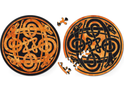 CURIOSI Obojstranné drevené puzzle Double: Pes 88 dielikov