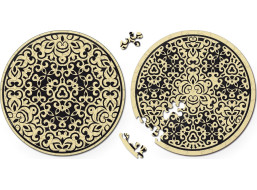 CURIOSI Obojstranné drevené puzzle Double: Piesok 88 dielikov