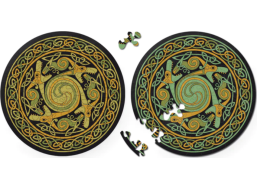 CURIOSI Obojstranné drevené puzzle Double: Drak 88 dielikov