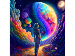 MAGNOLIA Puzzle Astrálna návšteva 1023 dielikov