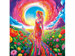 MAGNOLIA Puzzle Kvetinový chodník 1023 dielikov