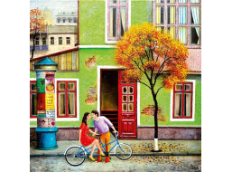 MAGNOLIA Puzzle Jesenný bozk 1023 dielikov