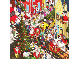 YAZZ Puzzle Vianočné ulice 1023 dielikov