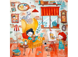 MAGNOLIA Puzzle Veselá izba 1023 dielikov