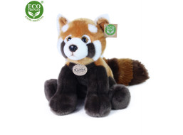 Rappa Plyšová panda červená stojaca 28 cm ECO-FRIENDLY