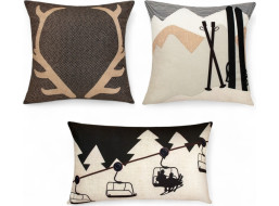 Vianočná sada VELVET INVERNO - 3x obliečka na vankúš