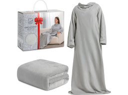 Deka s rukávmi v SANTA'S SNUGGLE v darčekovom balení - 130x180 cm