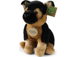 Rappa Plyšový pes nemecký ovčiak sediaci 23 cm SOFT COLLECTION, ECO-FRIENDLY