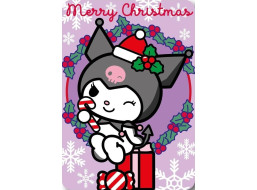 Detská deka POLAR 100x140 cm - Kuromi - Merry Christmas