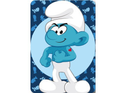 Detská deka POLAR 100x140 cm - Šmolko