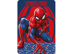 Detská deka POLAR 100x140 cm - Spider-man - červená / modrá
