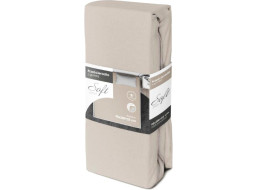 Jersey prestieradlo SOFT 200x160 cm + 25cm - svetlo šedé