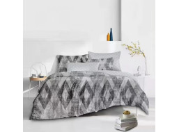 Posteľné obliečky z mikrovlákna SATIN LOFT - 160x200 cm - šedé