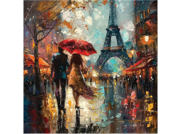 ANATOLIAN Štvorcové puzzle Láska v Paríži 1024 dielikov