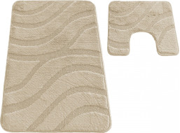 Súprava kúpeľňových predložiek s výrezom TÁŇA - symphony - béžová
