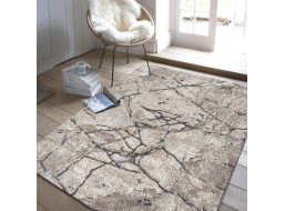 Kusový koberec PANNE stone - odtiene béžovej