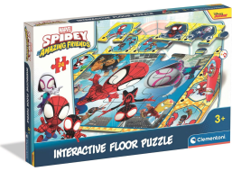 CLEMENTONI Podlahové puzzle s interaktívnym perom Spidey 24 dielikov
