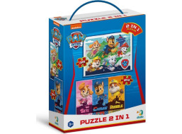 DODO Puzzle Tlapková patrola: Skvelé šteňatá 2v1 (24 a 36 dielikov)
