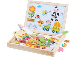 2Kids Toys Magnetická tabuľka Farma 102 dielikov
