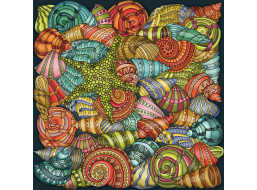 CURIOSI Štvorcové puzzle Palapeli: Zvuk mora 208 dielikov