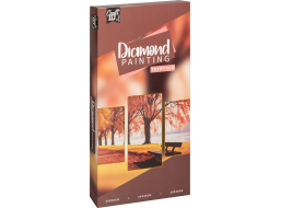 CRAFT ID Diamantové maľovanie na ráme Krajina triptych 40x20 cm + 30x20 cm