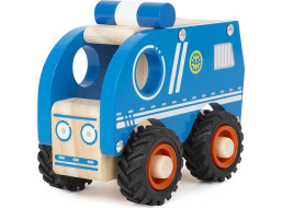 SMALL FOOT Drevené autíčko Polícia
