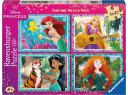 RAVENSBURGER Puzzle Disney princeznej 4x42 dielikov