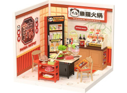 ROBOTIME Rolife DIY House: Ázijská reštaurácia s LED osvetlením 127 dielikov