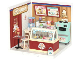 ROBOTIME Rolife DIY House: Zmrzlináreň s LED osvetlením 144 dielikov