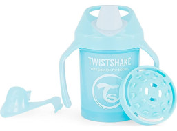 TWISTSHAKE Mini Cup Učiaci netečúci hrnček 230ml Modrý