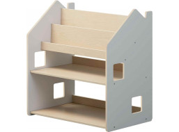 BusyKids Police na hračky a knihy biela