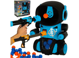 Arkádová hra - Hladný robot - set 2 pištole + lopty