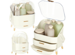 Organizér na kozmetiku - biely